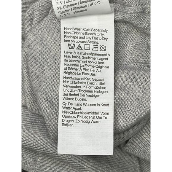 J.Crew Silk Cashmere Blend Button Front Cardigan Sweater Gray Large - Picture 8 of 8